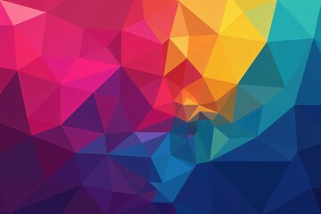 Obraz premium Abstract geometric shapes repeat in vibrant colors , forms, repeat