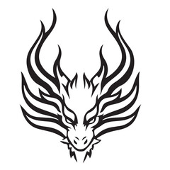 Dragon mask vector design