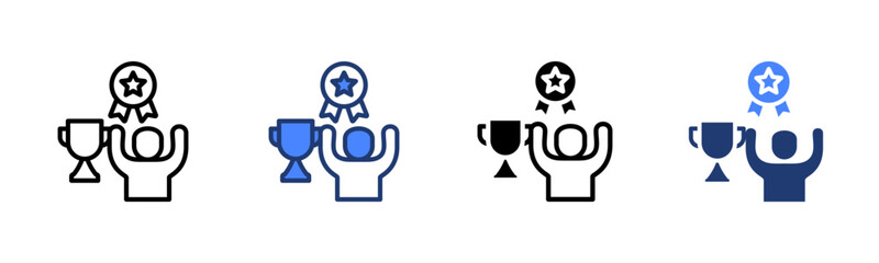 Success icon sheet multiple style collection