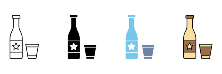 CHAMPAGNE concept line icon. Simple element illustration.