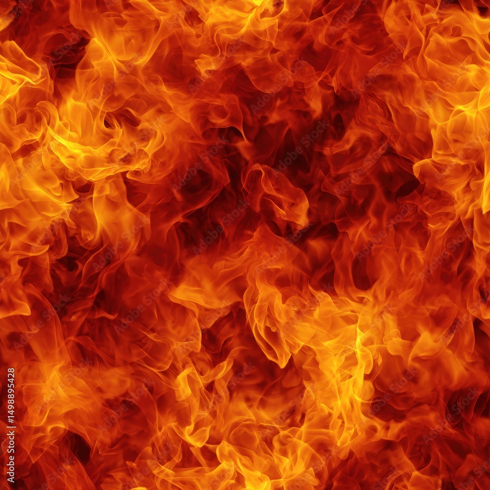 Poster inferno of fiery flames a dynamic abstract background with intense heat and energy representing powe