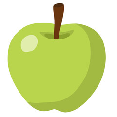 flat fruit illustration 