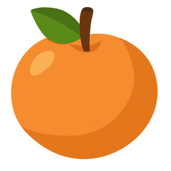 flat fruit illustration 