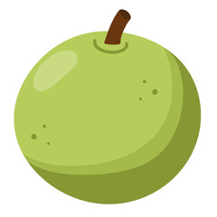 flat fruit illustration 