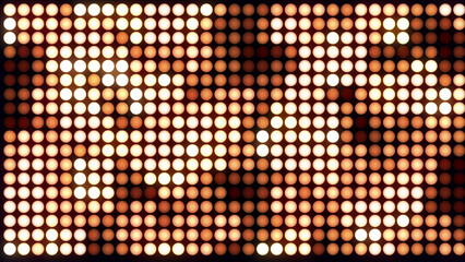 Modern abstract dots assorted in a rainbow colors, Disco pattern