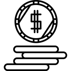 Coins Stack Icon