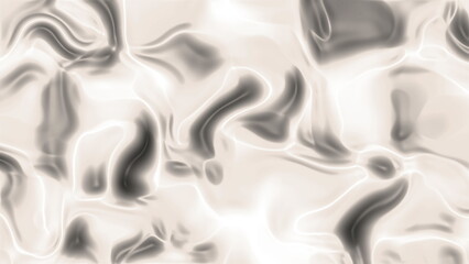 Fototapeta premium A flowing, abstract form with a pale color and subtle lighting creates a sense of fluidity and movement, suitable for backgrounds.