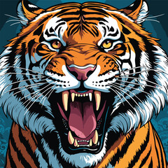 tiger vector art for design needs