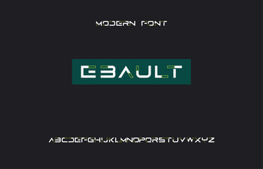 EBAULT- Modern Sans Serif Font for Logo, Tech Branding