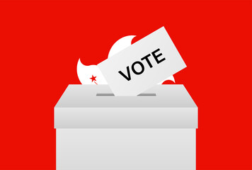 Election in Hong Kong. Election Concept. Vector Illustration.