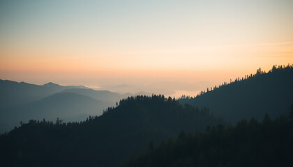 Fototapeta premium Sunrise in the mountains