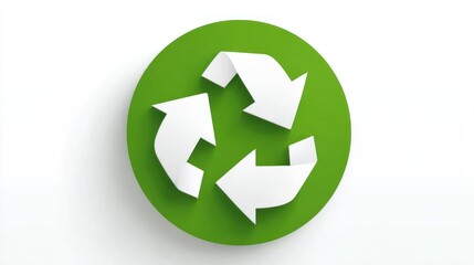 Fototapeta premium Recycling symbol graphic design