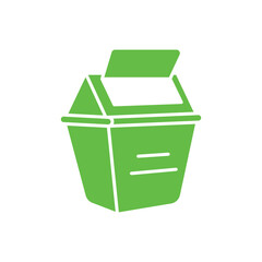 Recycle Bin Vector icon