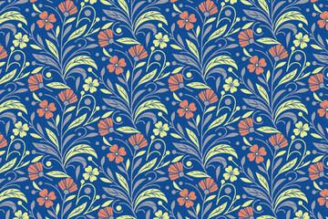 seamless flower art, cotton line motif, outline floral pattern, hand drawn sketch, fashion textile print, minimal bloom layout, modern repeat idea

