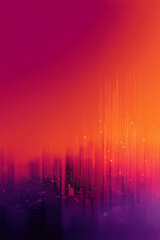 Tech-inspired abstract background with glowing hexagons and gradient colors—ideal for digital presentations, futuristic branding, innovation, and science or data themes