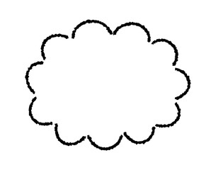 手書き風シンプルなフレーム