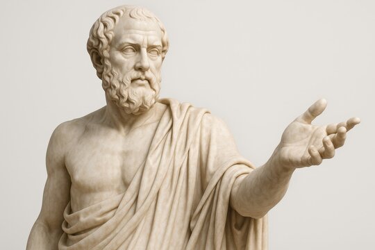 Aristotle: A Marble Masterpiece of Ancient Greek Philosophy