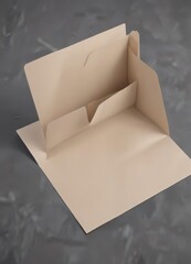 High-detail vector folder mockup, perfect for branding presentations ,  branding mockups,  corporate design,  design