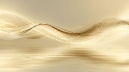 Luxurious abstract background with flowing liquid gold and soft ripples—perfect for branding, packaging, beauty, fashion, and premium product presentations
