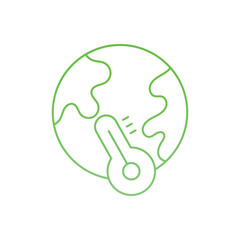 global warming Vector icon