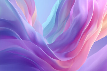Dreamy pastel waves with flowing textures and soft gradients in pink, lavender, and blue. Perfect for branding, digital art, wellness, tech, or fashion visuals