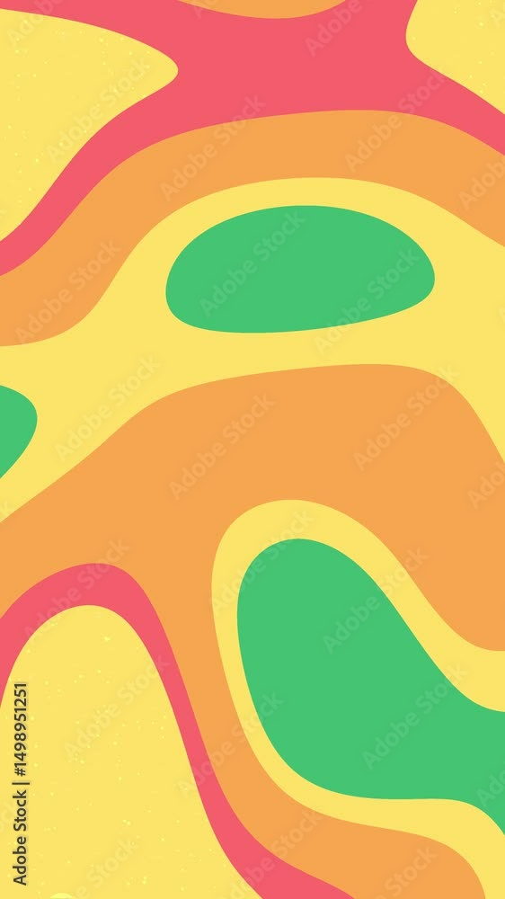 Poster vertical abstract color layers shifting background animation