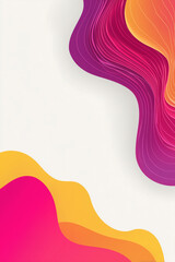 Modern abstract background with flowing lines and colorful gradients—perfect for branding, presentations, packaging, tech visuals, or creative marketing assets