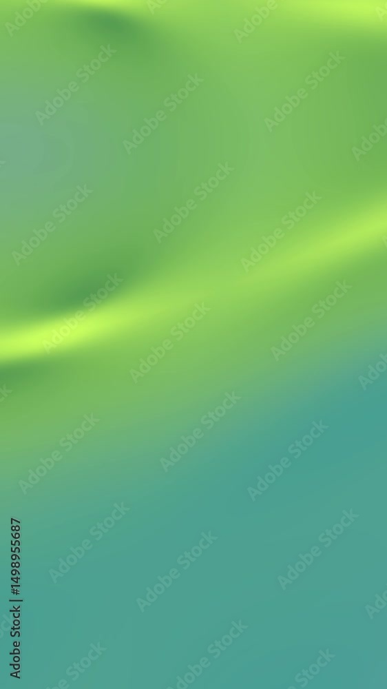 Poster vertical abstract gradient background with smooth green blue transition