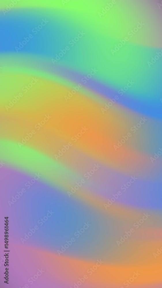 Poster vertical gradient background animation with flowing colors