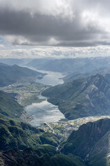 Mezzola and Lario lakes, Italy