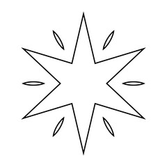 Sparkle vector icon. Shine symbol illustration. star sign or logo.