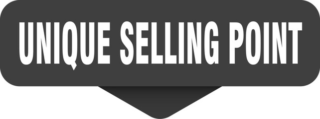 unique selling point sticker. unique selling point sign on transparent background