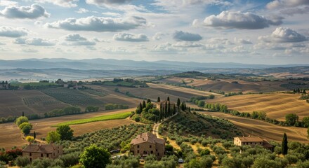 Obraz premium Picturesque Tuscan hills
