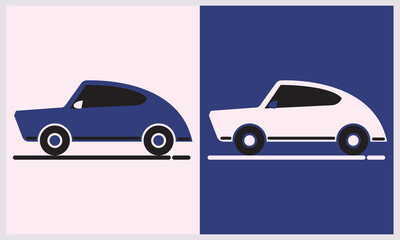 Fototapeta premium car icon vector illustration with elegant background