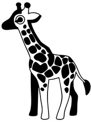 Fototapeta premium giraffe vector illustration