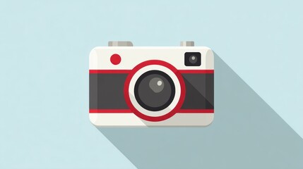 Vintage style camera illustration