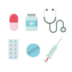 A simple set of medical Icons