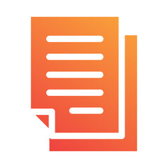 Fototapeta premium Paper Icon