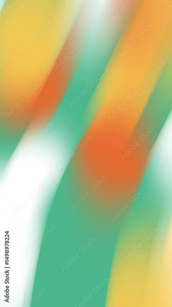 Poster vertical abstract background with flowing shapes and soft pastel colors