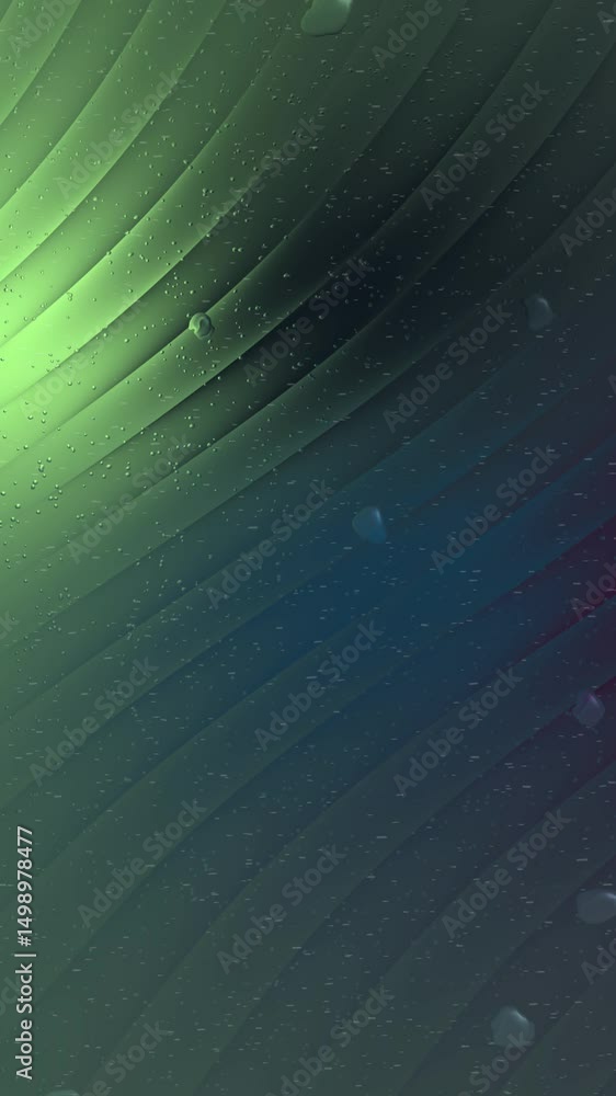 Poster vertical abstract lines flowing in dark gradient colors slow motion