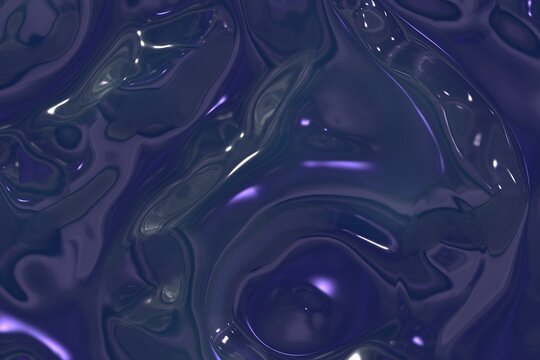 cute fluent shining metal ruffle digital art background texture illustration