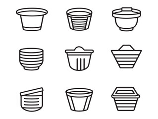 Fototapeta premium minimalist filter line art ideal for digital illustrations