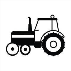 tractor isolated on white background