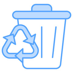 Recycling Blue Icon Element For Design