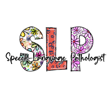 Colorful SLP Speech-Language Pathologist Design