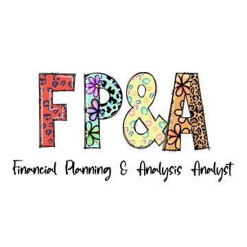 FPA Financial Planning & Analysis Analyst Design with Floral and Animal Prints