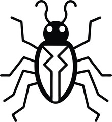 vector illustration of a bug