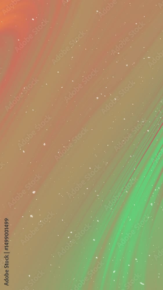 Poster vertical abstract swirling lines and particles motion graphics