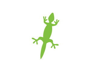 Gecko green logo vector symbol