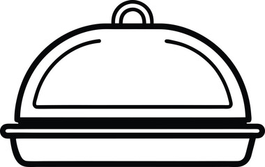 restaurant cloche icon